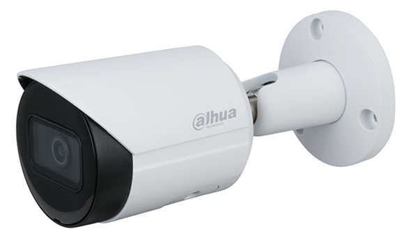 Telecamera IP Bullet con risoluzione 4MP e Ottica Fissa 2.8mm.  IR LED 30MT Smart H.265, Video Analisi, Slot microsd