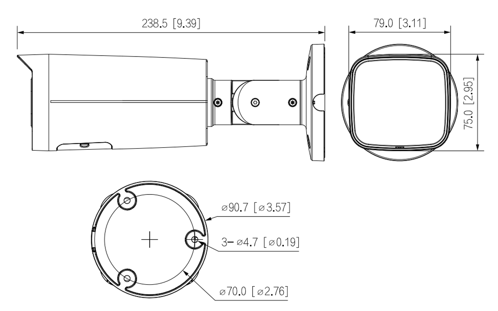 IPC-HFW3449T-ZS-IL-B dimensions