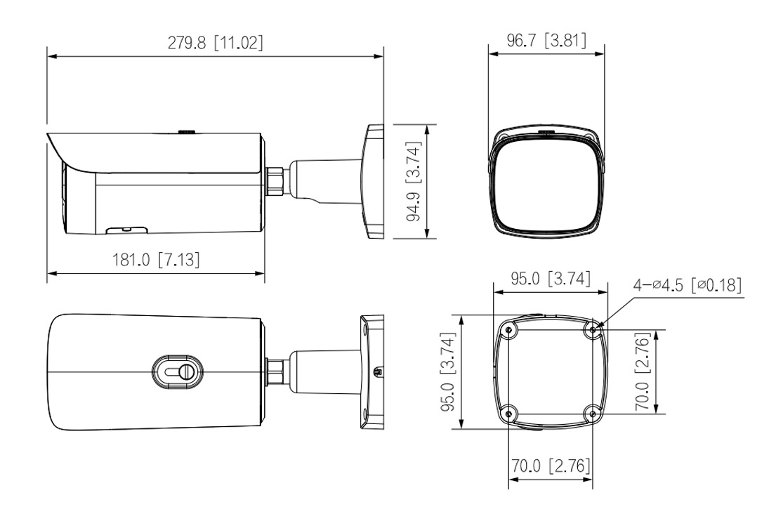 Couvercle IPC-HFW5859E1-Z4E-IL