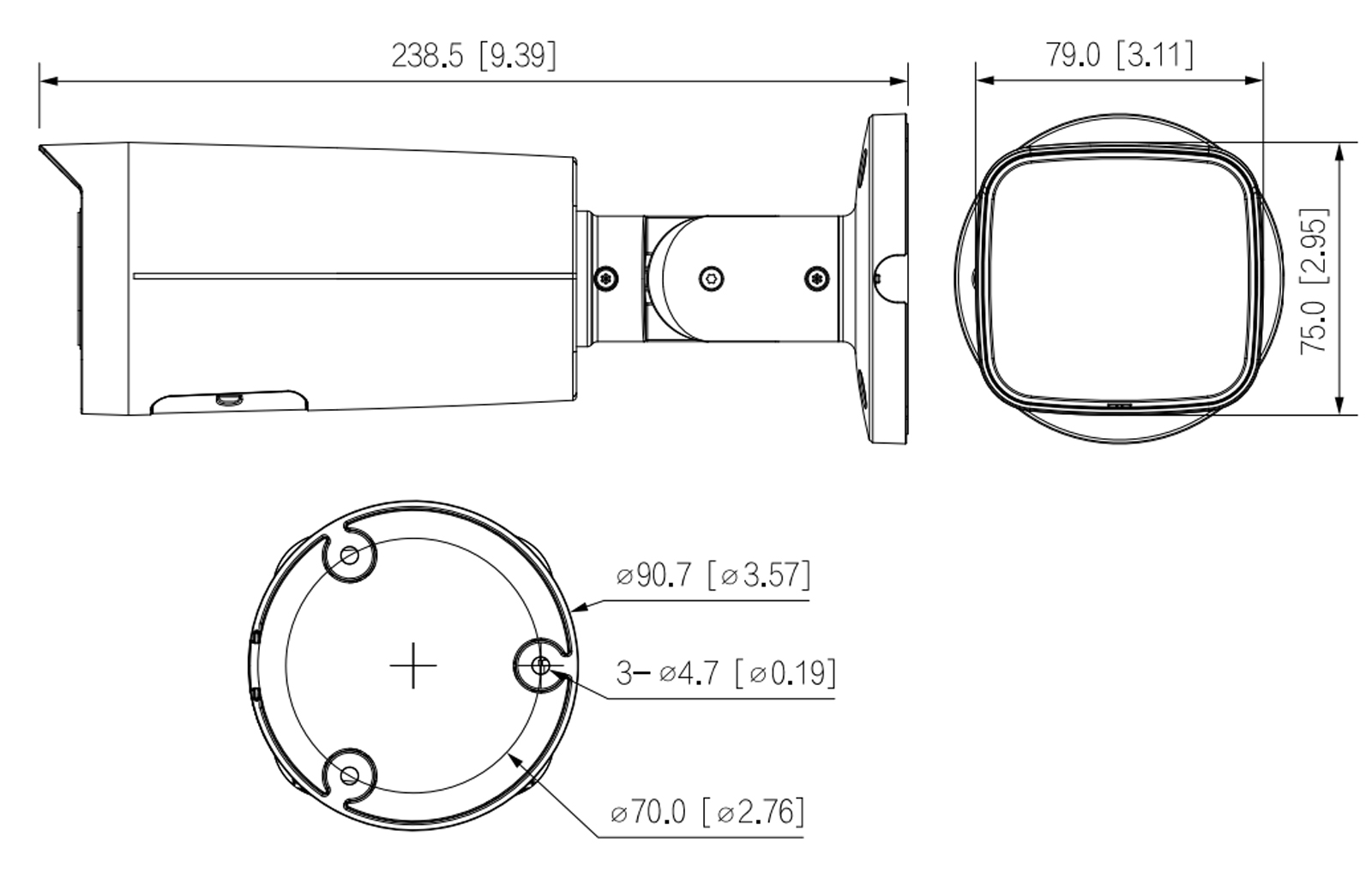 IPC-HFW5859T-ASE-IL dimensions