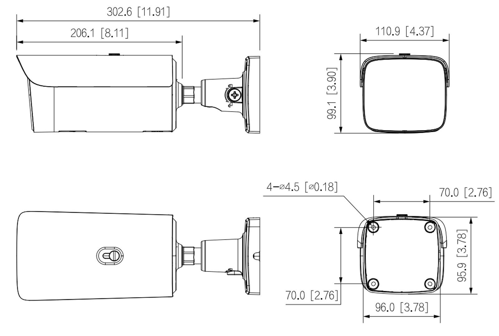 IPC-HFW5859Z-ZHE-PV-PRO dimensions