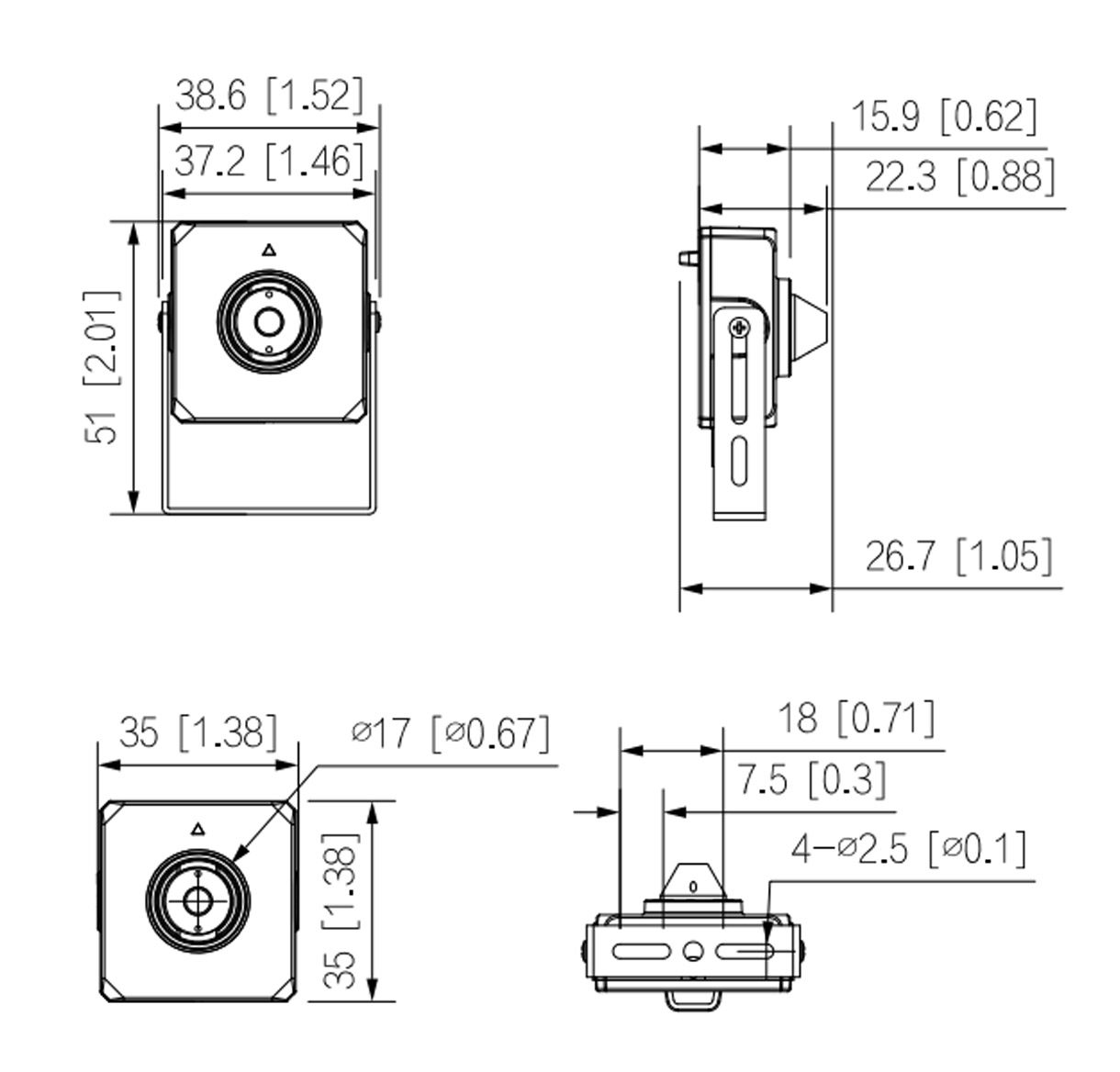 IPC-HUM8241E-L4-S3 dimensioni
