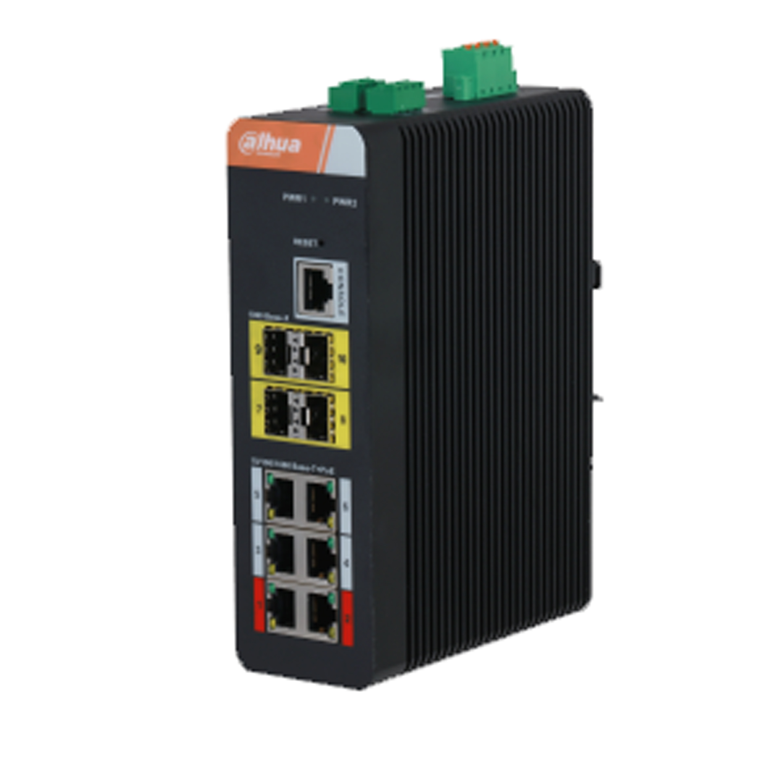 Commutateur Dahua - PFS4204-2GT-DP-V2 Switch di rete 6 porte POE + 4 porte SFP - Dahua
