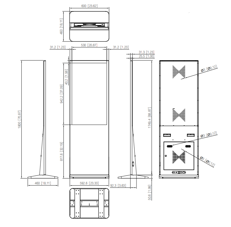 LDH43-HAI400K dimensions