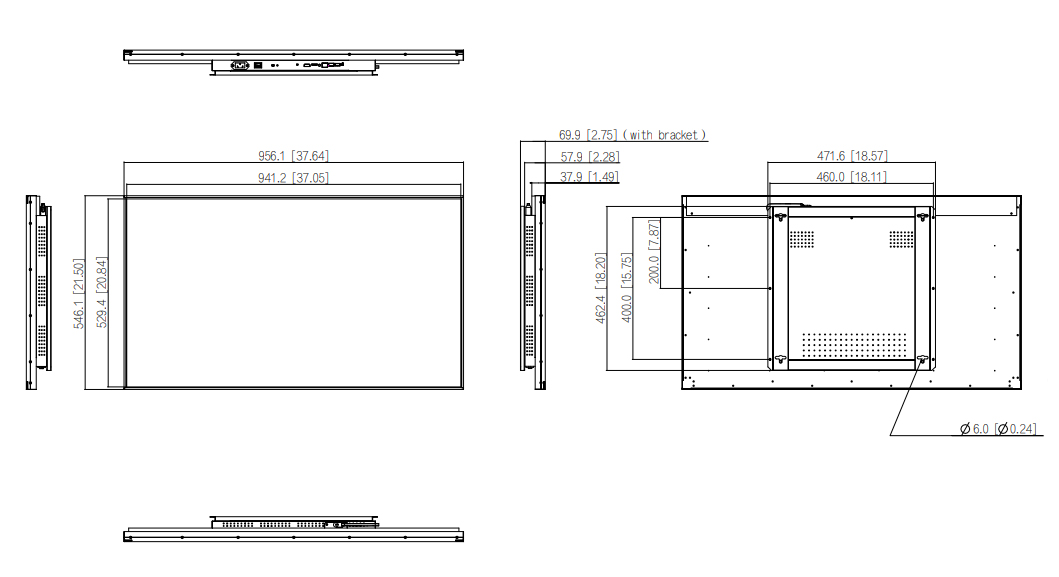 LDH43-LAI400K dimensions