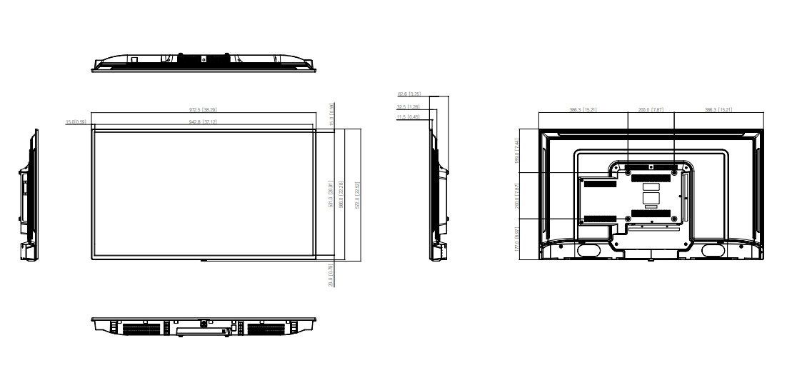 LDH43-LAI400L dimensioni
