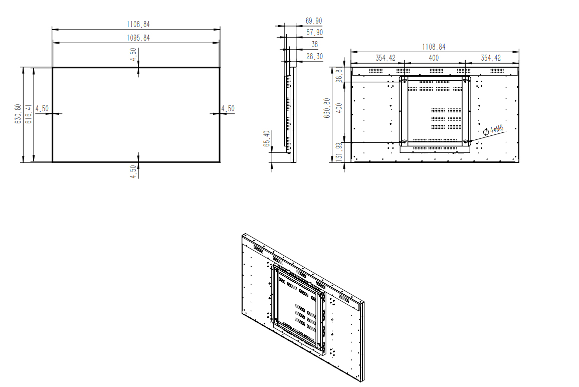 LDH50-HAI400K dimensions