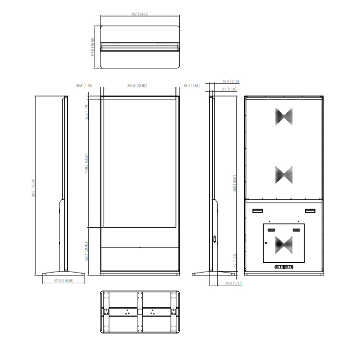 LDV65-SAI400TK dimensions