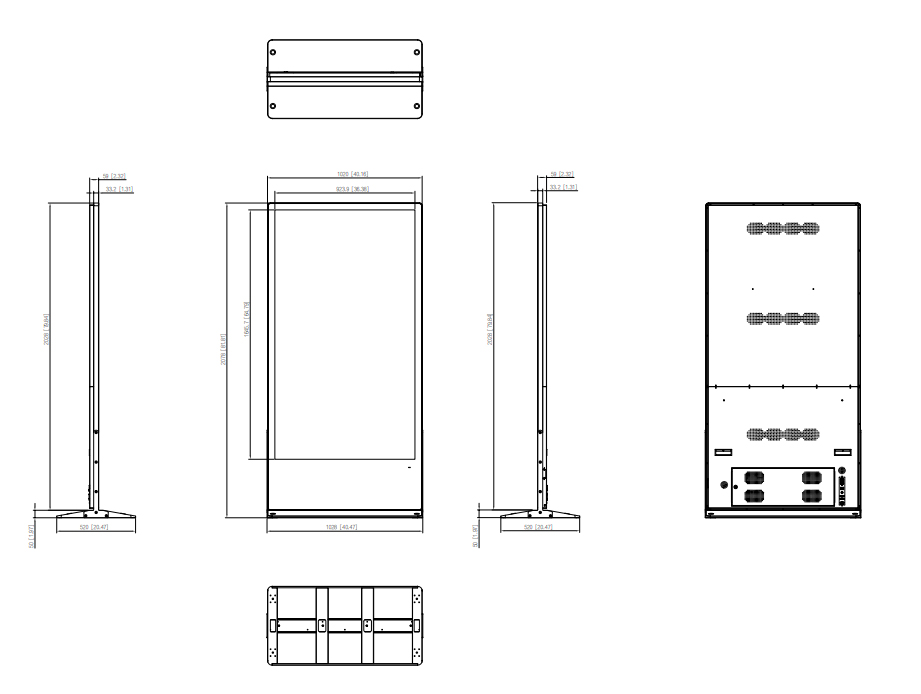 LDV75-SAI400K dimensions