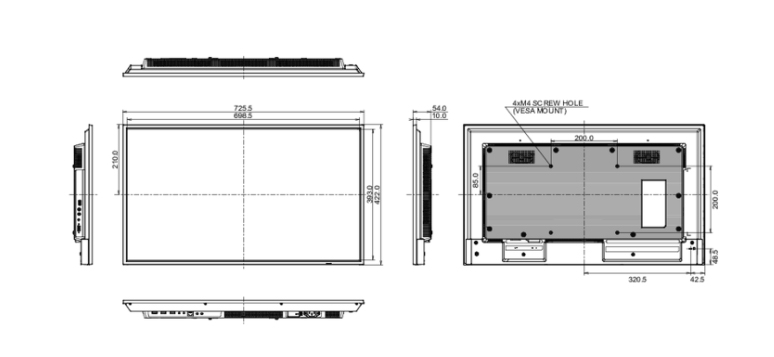 LH3241S-B2 dimensioni
