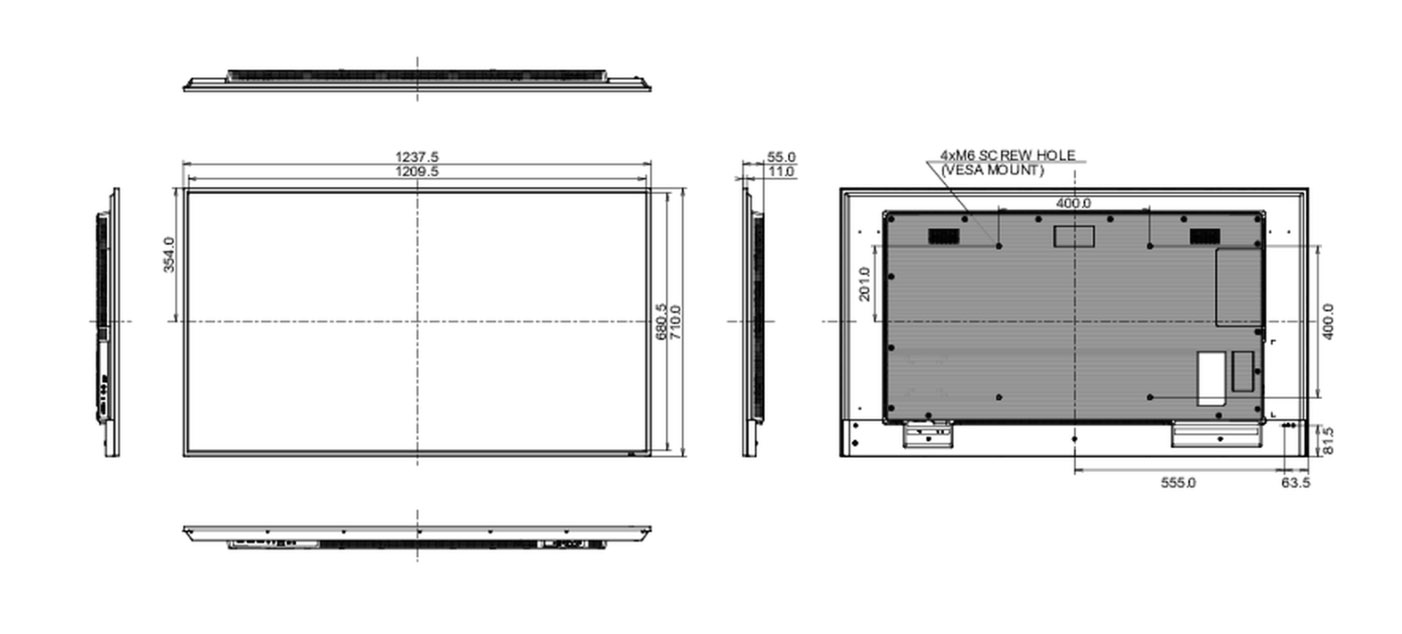 LH5541UHS-B2 dimensions
