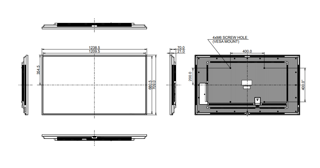 LH5564UHS-B1AG dimensions