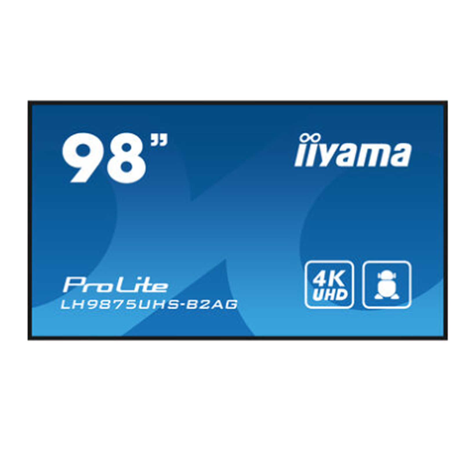 Moniteurs - LE4340S-B1 monitor iiyama 98pollici 4k uhd ips - android