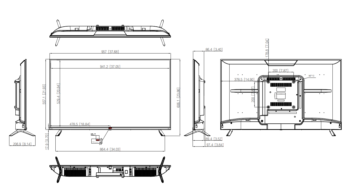 LM43-F400 dimensions