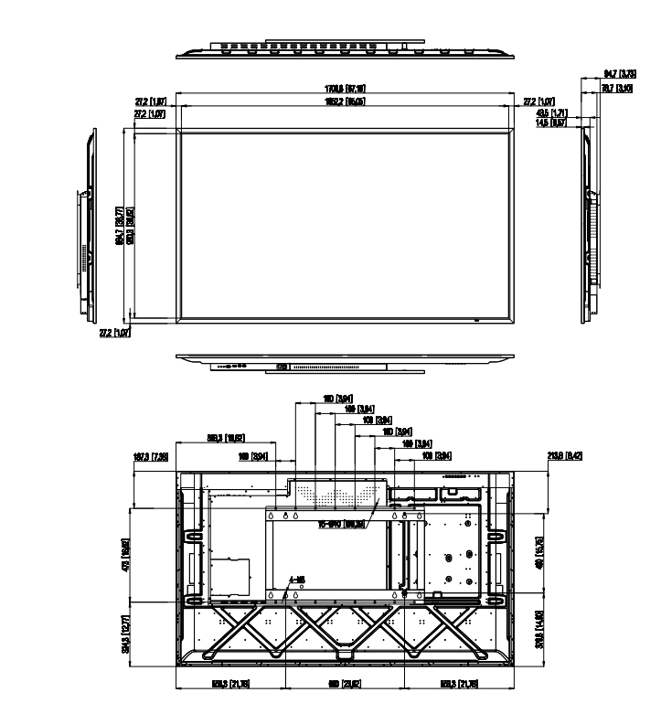 LM75-S400 dimensions