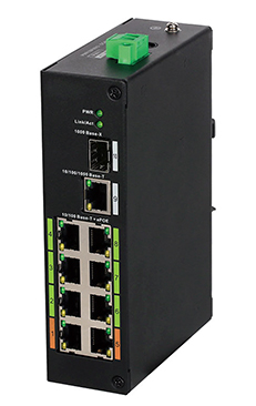 Switch di rete 8 porte epoe + 1 Uplink + 1 SFP - Dahua