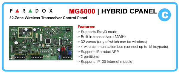 Paradox MG5000 Centrale allarme