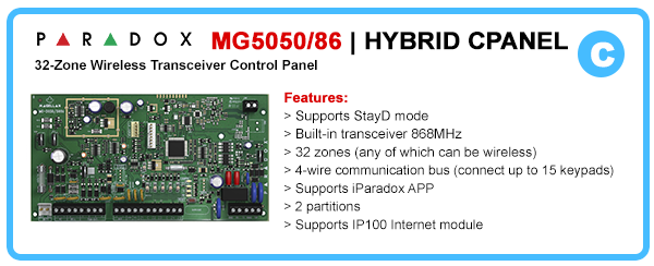 Paradox SP4000 Centrale d'allarme