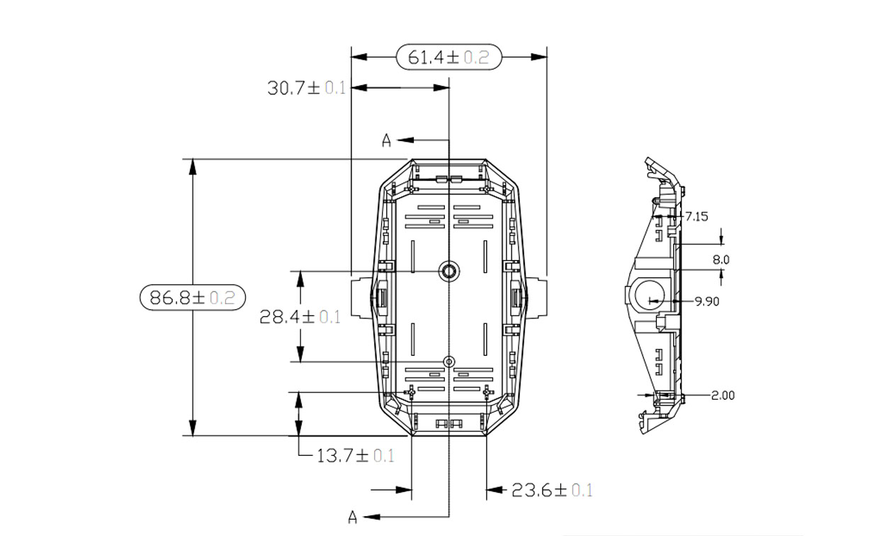 NC1800 dimensions
