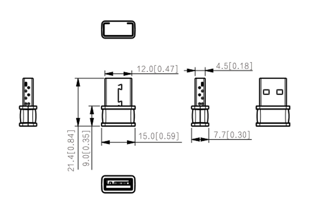 NC300 dimensions