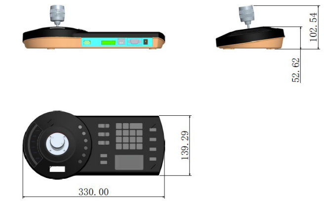Tastiera di rete IP RS485 Dahua