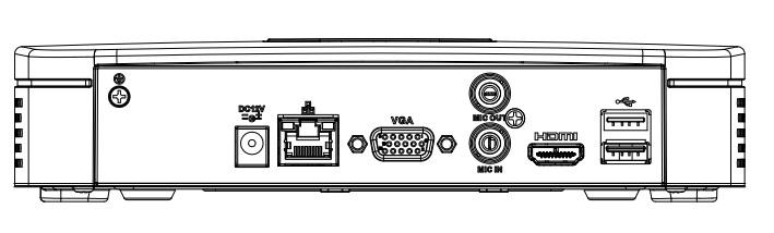 Dimensioni del registratore NVR2104-4KS2