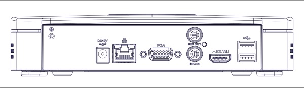Dimensions - NVR4104-4KS2 Schema dimensioni NVR4104-4KS2