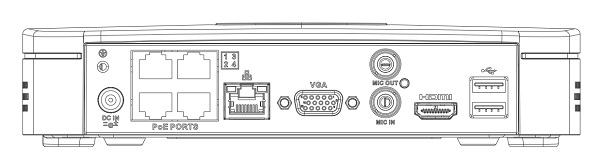 Dimensions - NVR4104-P-4KS2 Schema dimensioni NVR4104-P-4KS2