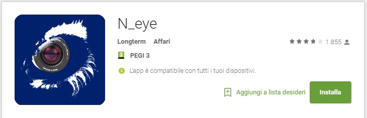 N_eye Applicazione N_eye Cloud P2P