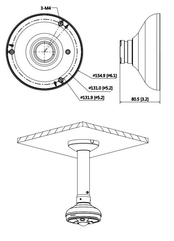 Schema dimensioni PFA105