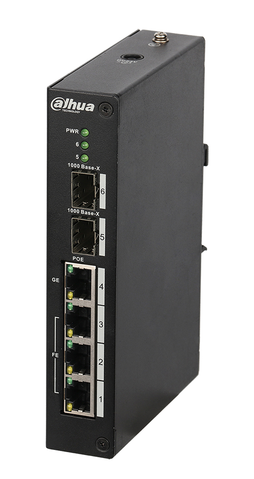 Switch di rete 4 porte + 2 SFP Dahua