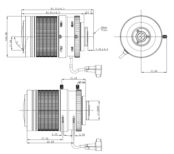 Schema dimensioni PLZ20C0-D