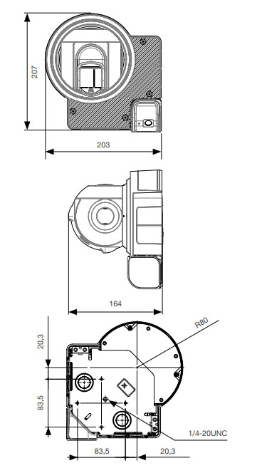 RLS-2020V dimensions