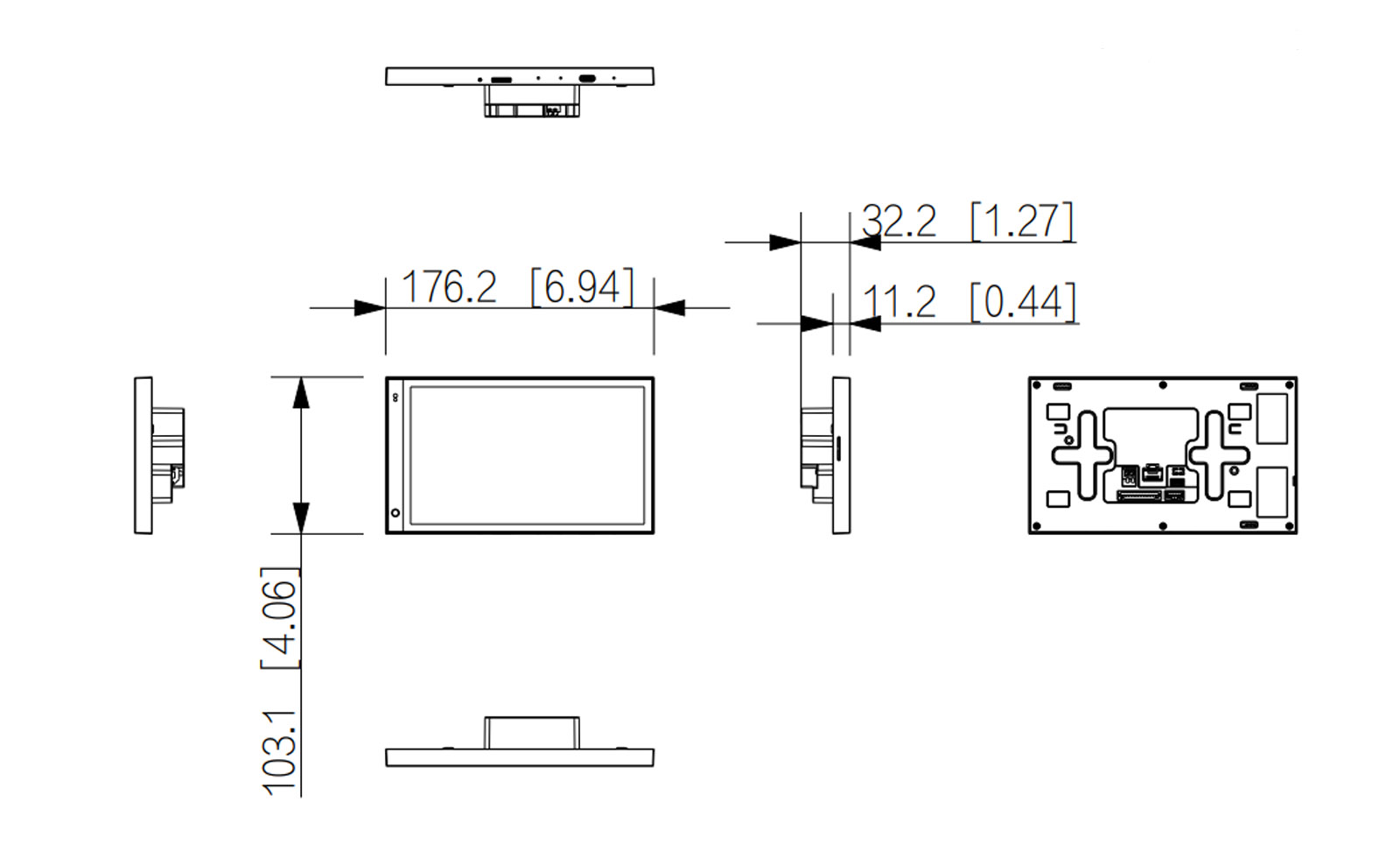 SCP3022A-B dimensions