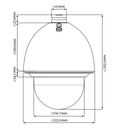 Caméra IP Dahua Anti-corrosion SD60230U-HNI-SL