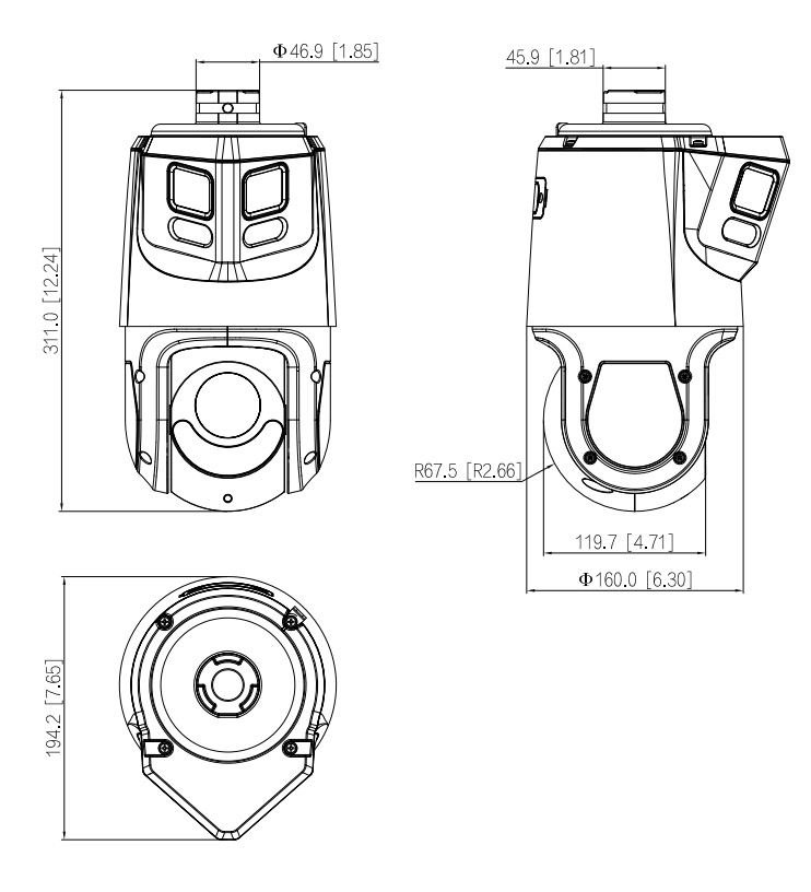 SDT4E425-8P-GB-APV2 dimensions
