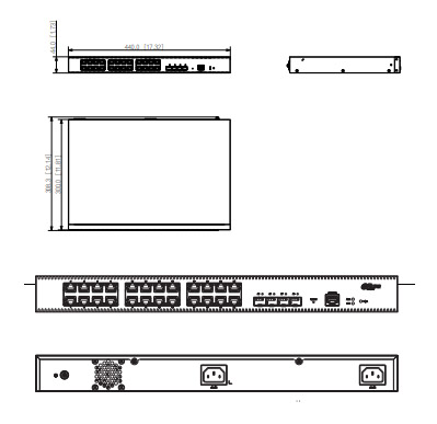 Dimensions du SG5028FX