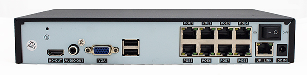 Detail Back - ST5N0815-P Dettaglio del retro del videoregistratore ip ST5N0815-P