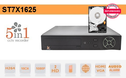 DVR H264 16 Kanäle Setik - ST7X1625 DVR 16 Canali 5in1 - Setik