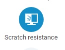 Scratch resistant display
