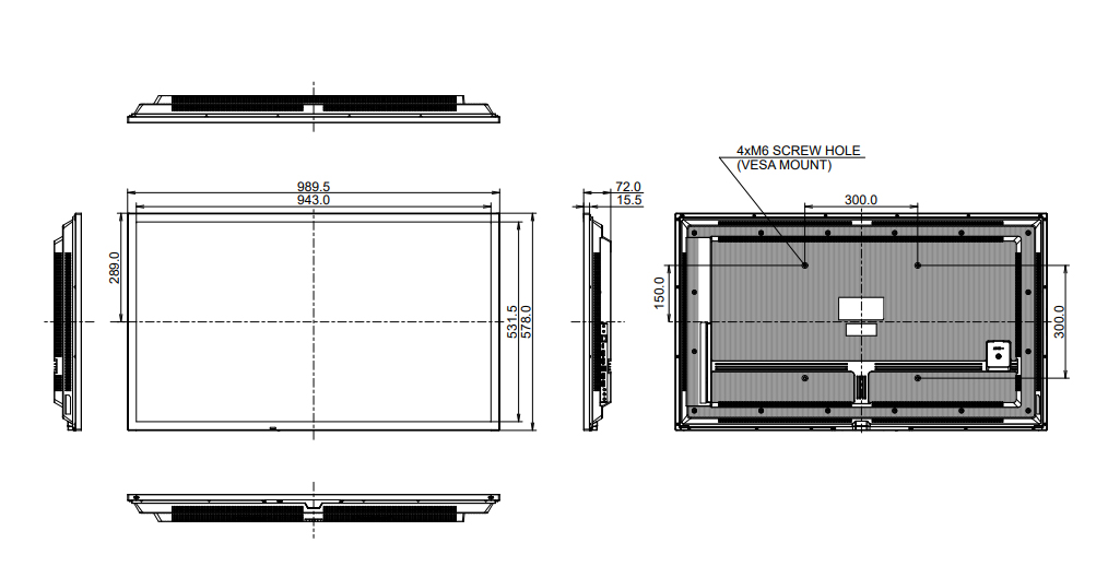 Dimensions du T4329AS-B1AG