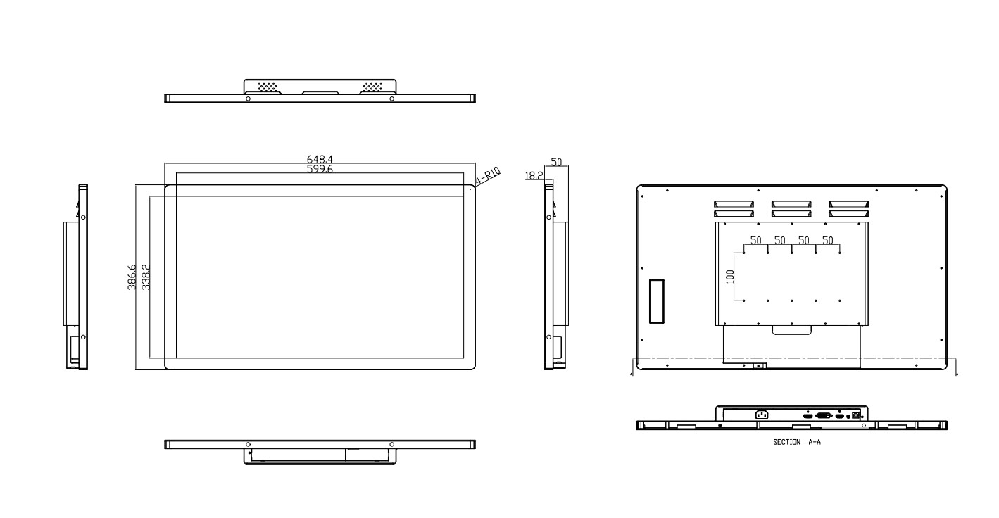 TF2738MSC-B2 dimensioni
