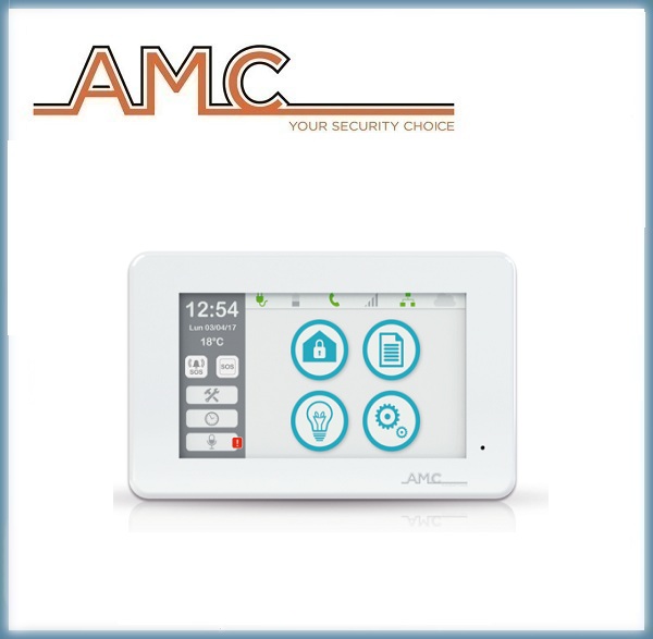 Tastiera - AMC Tastiera touch screen modello UNIKA di AMC Elettronica per centrali AMC