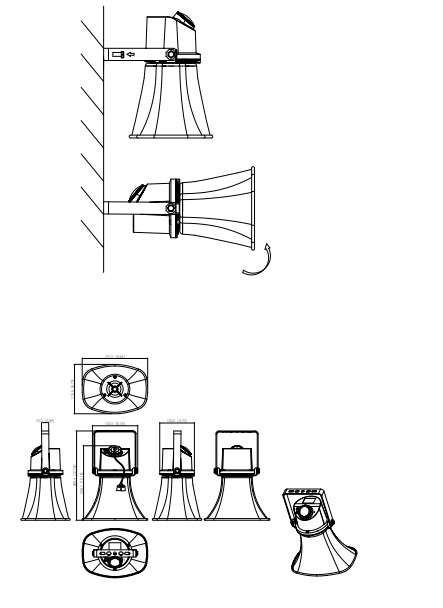 VCS-SH30 dimensions