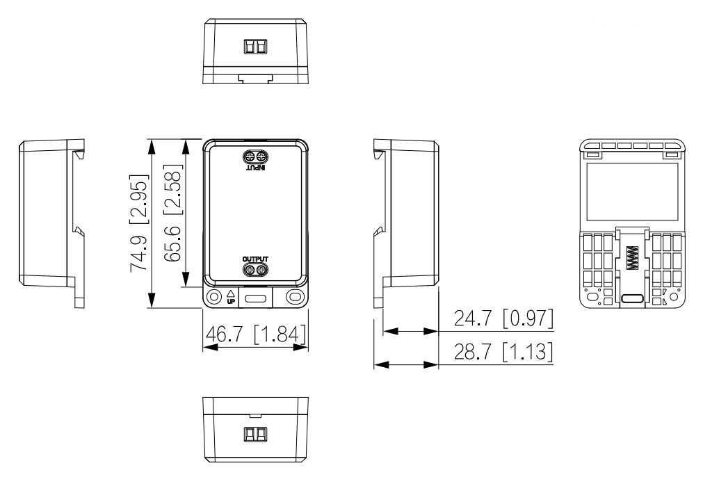 Dimensions du VTNC1003C-D