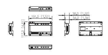 VTNC2113C dimensions