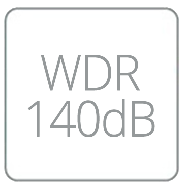 WDR Wide Dynamic Range 140dB