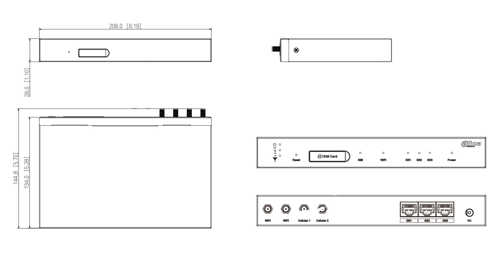 WM4720-OW dimensions