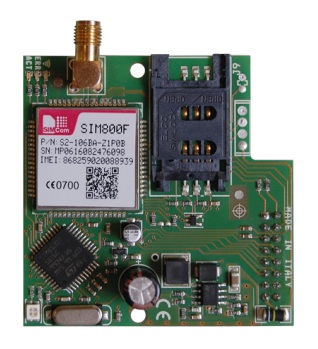 Modulo AMC per comunicazioni su rete GPRS