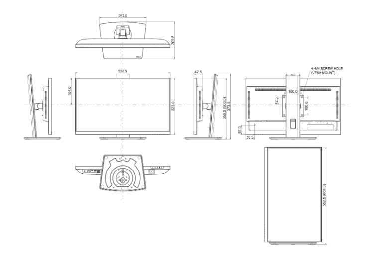 Diagrama - XU2792HSU-B XUB2497HSN-B1 dimensioni.jpg